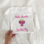 Bodysuit Sơ Sinh Thêu Tên Cho Bé Gái - OT036