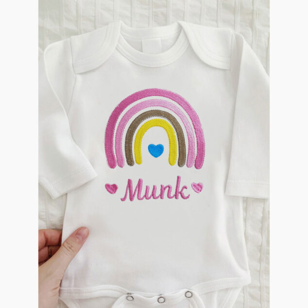 Bodysuit Sơ Sinh Thêu Tên Cho Bé Gái - OT032