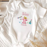 Bodysuit Sơ Sinh Thêu Tên Cho Bé Gái - OT024
