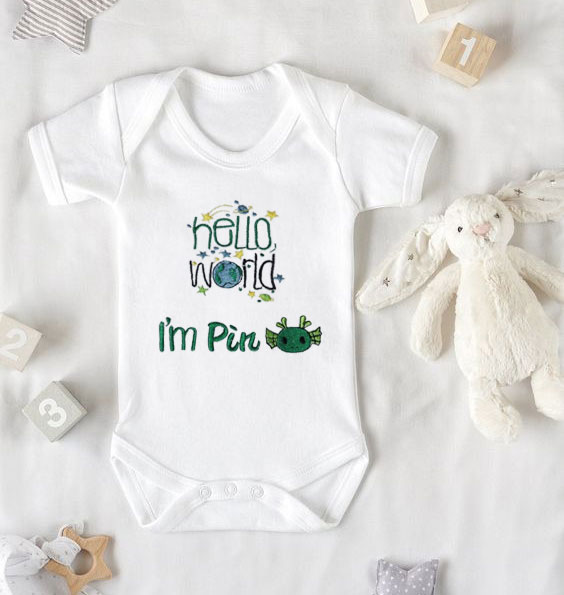 Bodysuit Sơ Sinh Thêu Tên Cho Bé Trai - OT029