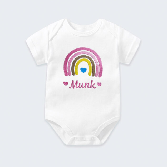 Bodysuit Sơ Sinh Thêu Tên Cho Bé Gái - OT032