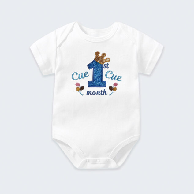 Bodysuit Sơ Sinh Thêu Tên Cho Bé Trai - OT031