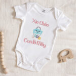 Bodysuit Sơ Sinh Thêu Tên Cho Bé Gái - OT034