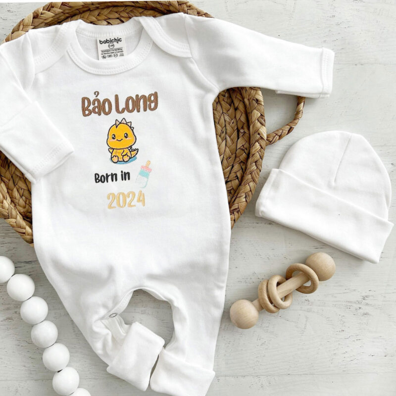 Bộ liền thân có bao tay bao chân BT016