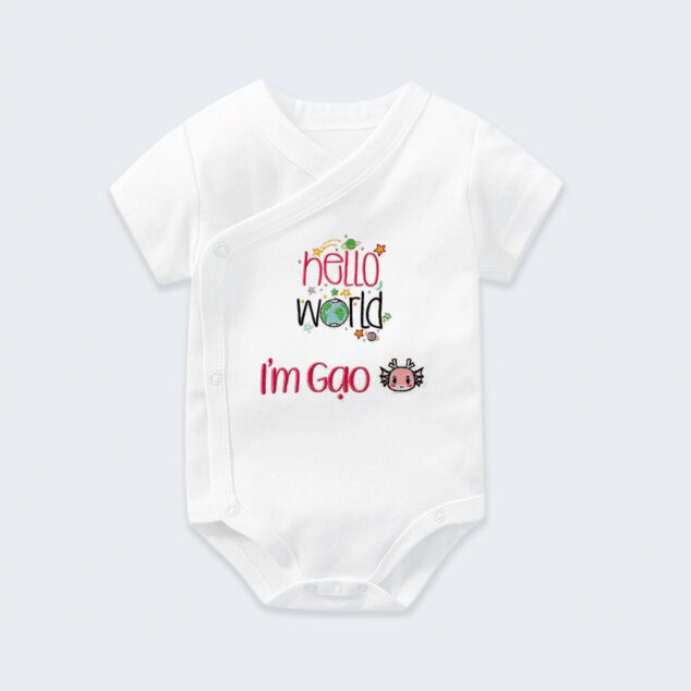Bodysuit Sơ Sinh Thêu Tên Cho Bé Gái - OT035