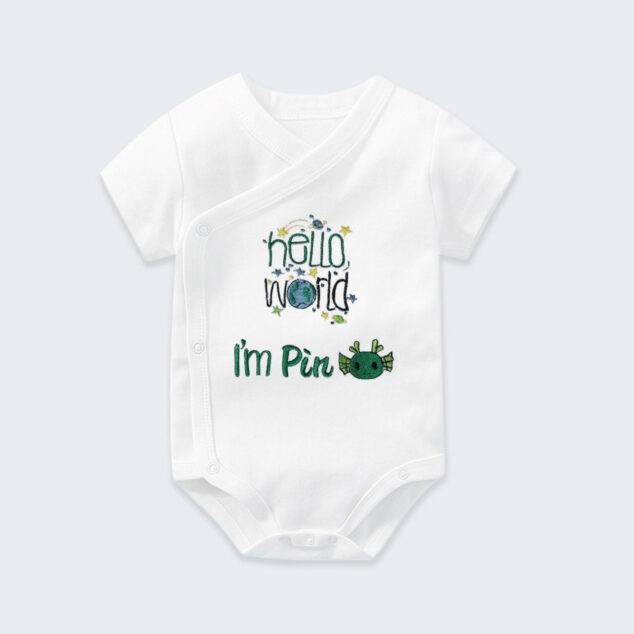 Bodysuit Sơ Sinh Thêu Tên Cho Bé Trai - OT029