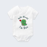 Bodysuit Sơ Sinh Thêu Tên Cho Bé Trai - OT037