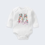Bodysuit Sơ Sinh Thêu Tên Cho Bé Gái - OT006