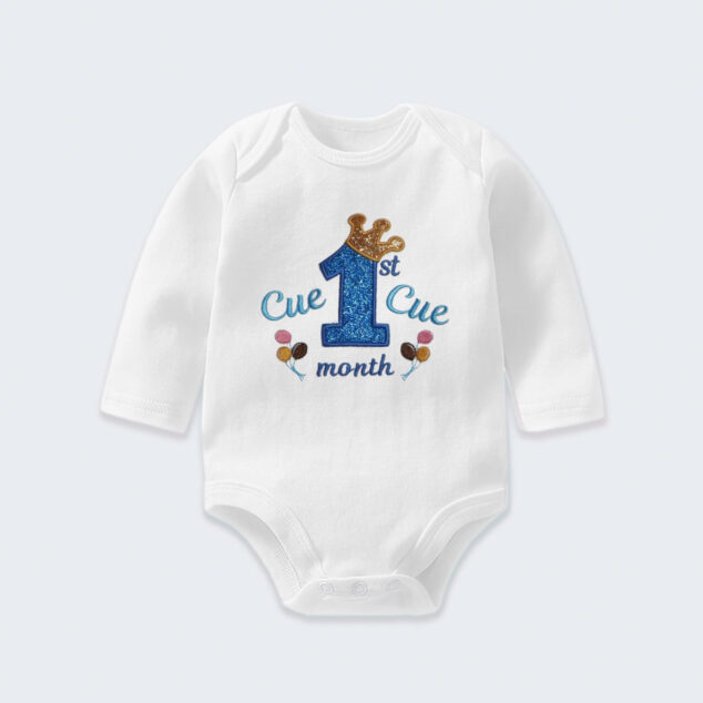 Bodysuit Sơ Sinh Thêu Tên Cho Bé Trai - OT031