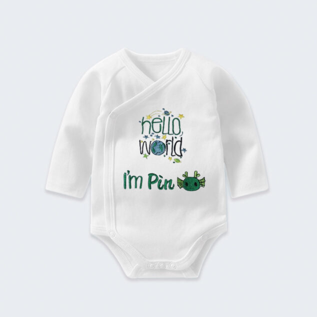Bodysuit Sơ Sinh Thêu Tên Cho Bé Trai - OT029