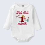 Bodysuit Sơ Sinh Thêu Tên Cho Bé Gái - OT014