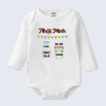 Bodysuit Sơ Sinh Thêu Tên Cho Bé Trai - OT005