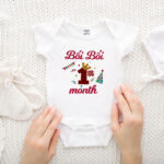 Bodysuit Sơ Sinh Thêu Tên Cho Bé Gái - OT014