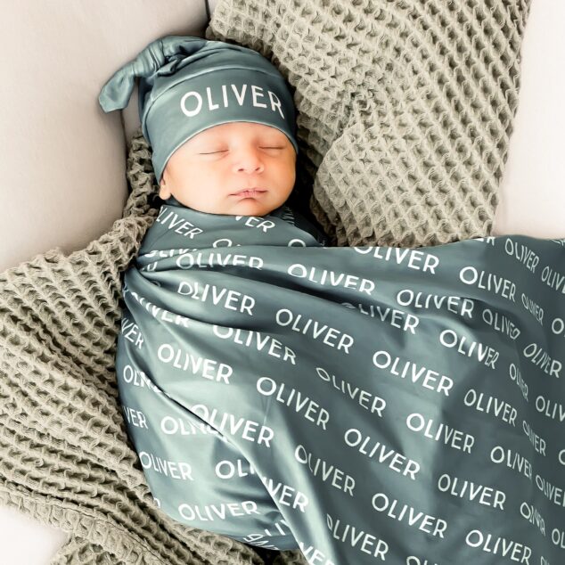 Quấn Chũn Cho Bé Sơ Sinh In Tên Theo Yêu Cầu - SW010