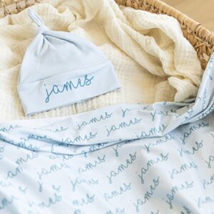 Personalized Baby Swaddle Blanket – 8