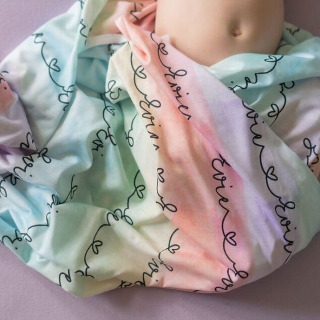 Quấn Chũn Cho Bé Sơ Sinh In Tên Theo Yêu Cầu - SW034