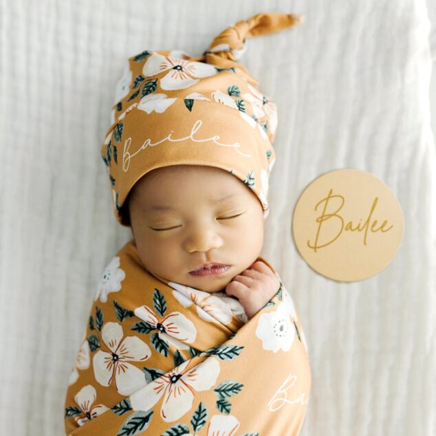 Quấn Chũn Cho Bé Sơ Sinh In Tên Theo Yêu Cầu - SW029